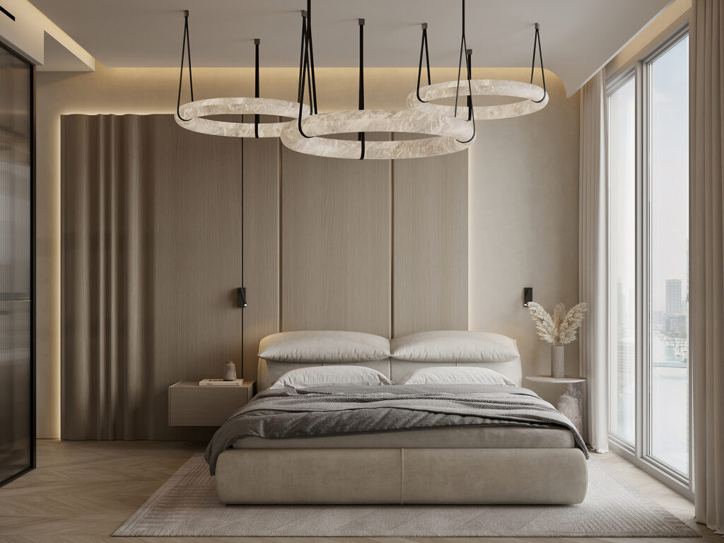 Contemporary Bedroom Design in Dubai